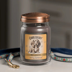 Darling Dachshund™ - Large Jar Candle (Collective) by The Candleberry® Candle Company, scented candle detail photo 5