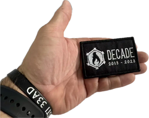 Decade Patch by Recycled Firefighter, appliques & patches detail photo 2