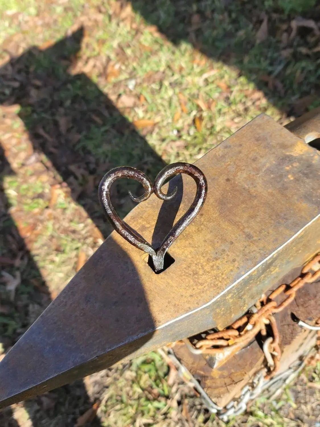 Decorative Blacksmith Heart by Redbeard's Forge LLC, Southern home decor detail photo 3