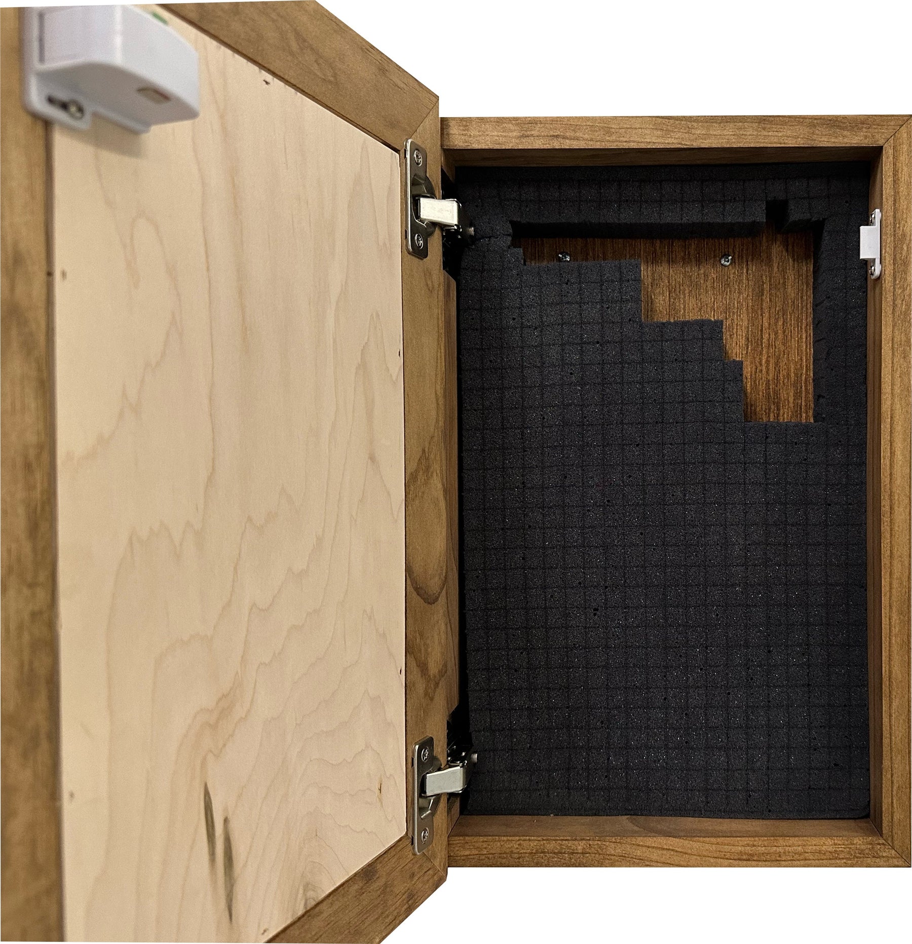 Red Cardinal Bird Gun Concealment Furniture - Handcrafted Hidden Gun Storage Wall Decor - Hidden Gun Shelf with Magnetic Lock for Quick Access by Bellewood Designs, Southern home
