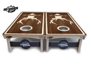 Deer Head Name Cornhole Boards - Pro Solution Lite Series by Cornhole Solutions, custom cornhole board detail photo 3