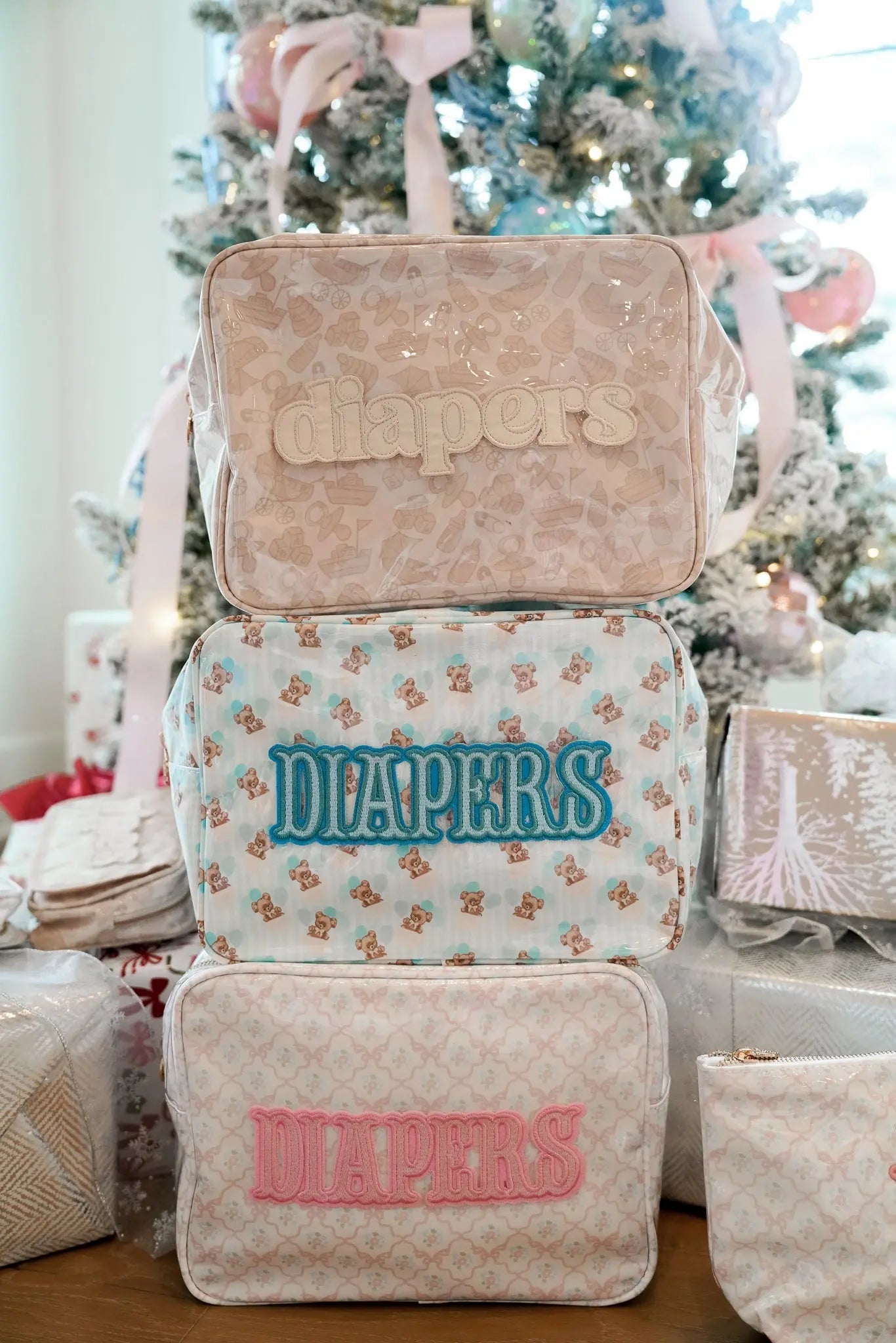 Diapers XL - Clear Coat Bag by KenzKustomz, handmade leather goods detail photo 8