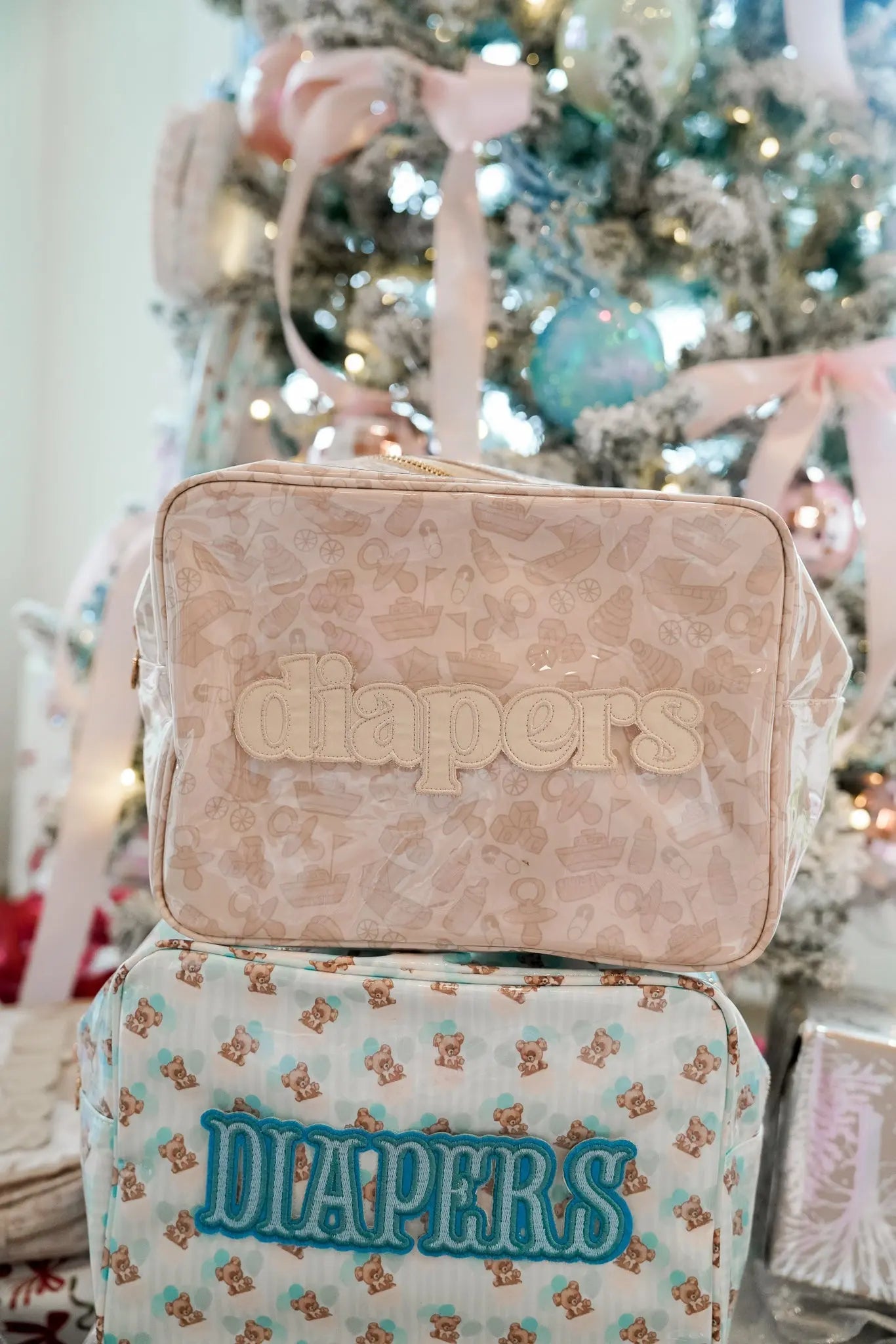 Diapers XL - Clear Coat Bag by KenzKustomz, handmade leather goods detail photo 9