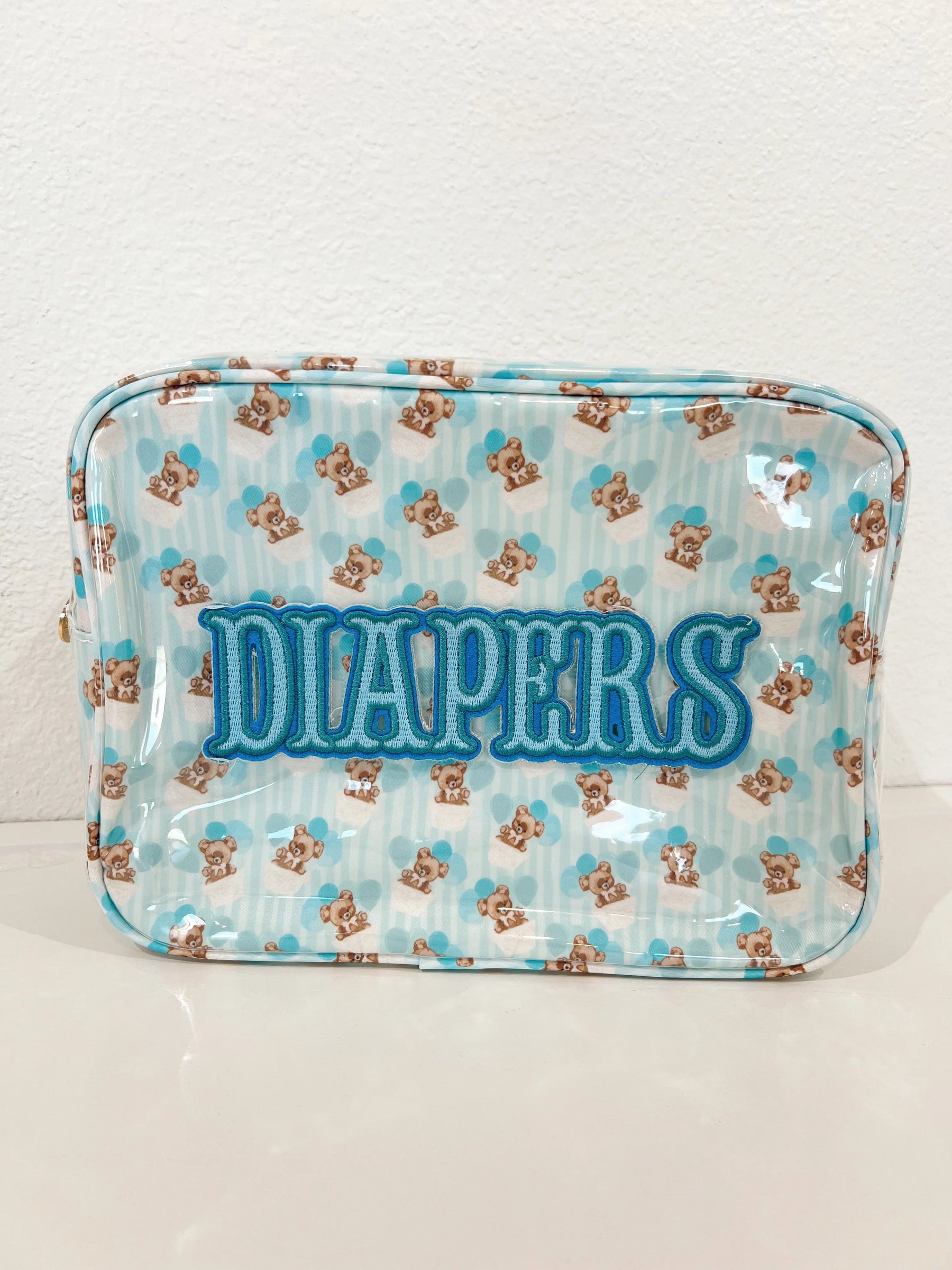 Diapers XL - Clear Coat Bag by KenzKustomz, handmade leather goods detail photo 15