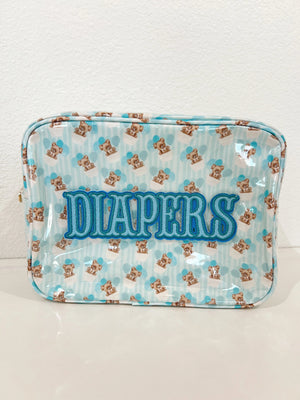 Diapers XL - Clear Coat Bag by KenzKustomz, handmade leather goods detail photo 15