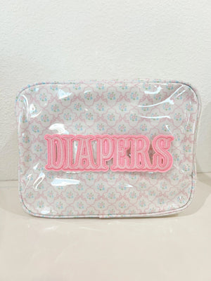 Diapers XL - Clear Coat Bag by KenzKustomz, handmade leather goods detail photo 16