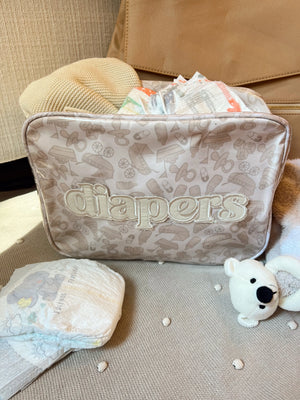 Diapers XL - Clear Coat Bag by KenzKustomz, handmade leather goods detail photo 19
