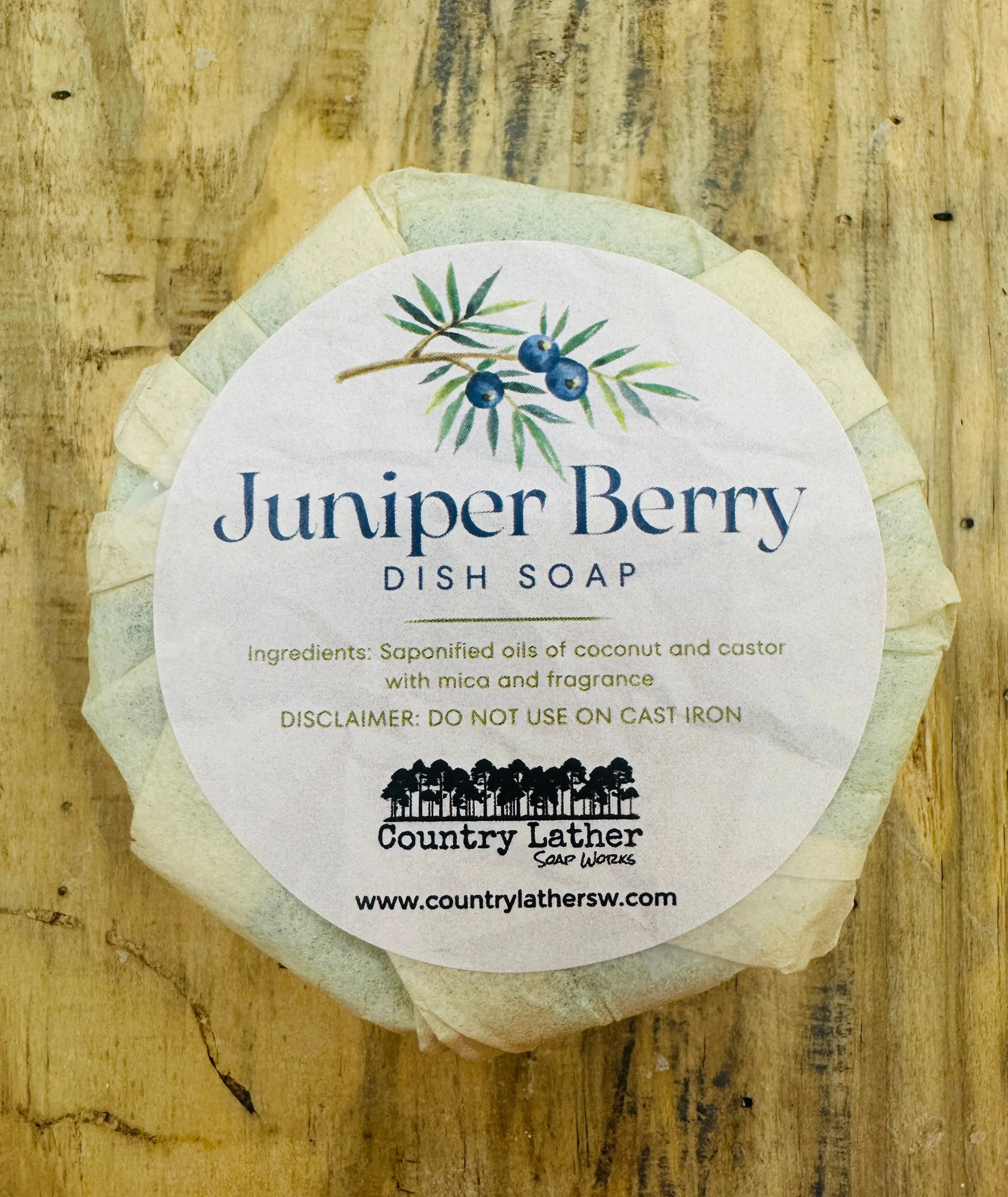 Dish Soap Set Bundle by Country Lather Soap Works, natural skincare detail photo 2
