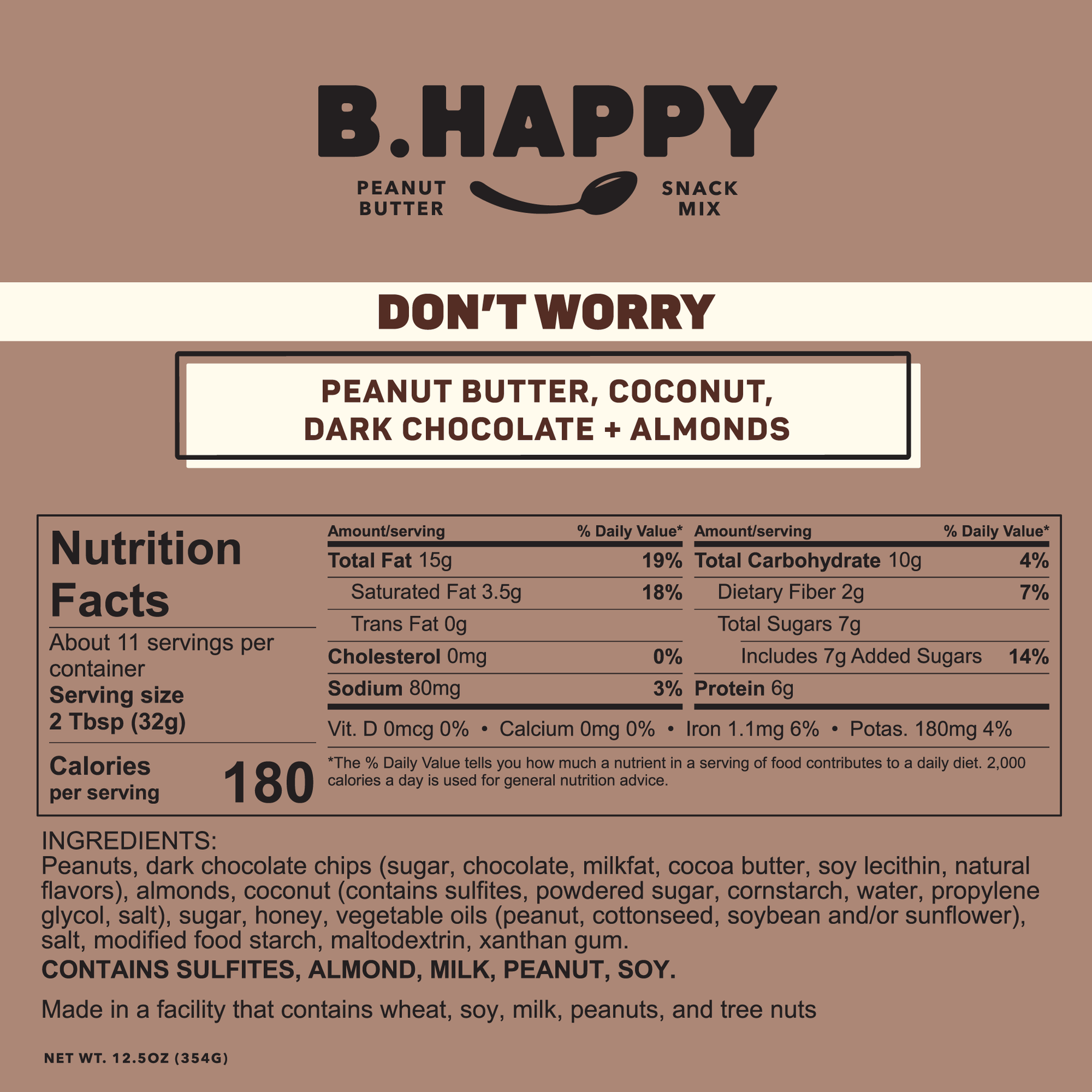 Don't Worry by B. Happy Peanut Butter, Southern food gift detail photo 5