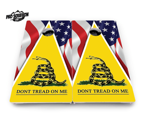 DTOM Yellow Triangle Cornhole Boards - Pro Solution Lite Series