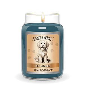 Doodle's Delight™ - Large Jar Candle (Collective) by The Candleberry® Candle Company, scented candle detail photo 2