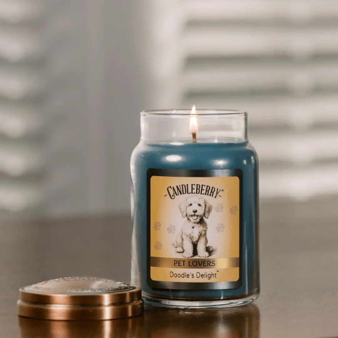 Doodle's Delight™ - Large Jar Candle (Collective) by The Candleberry® Candle Company, scented candle detail photo 4