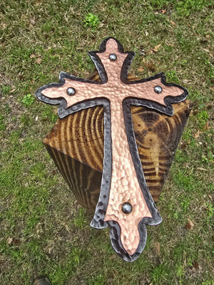Double Layer Cross by Redbeard's Forge LLC, religious items detail photo 2