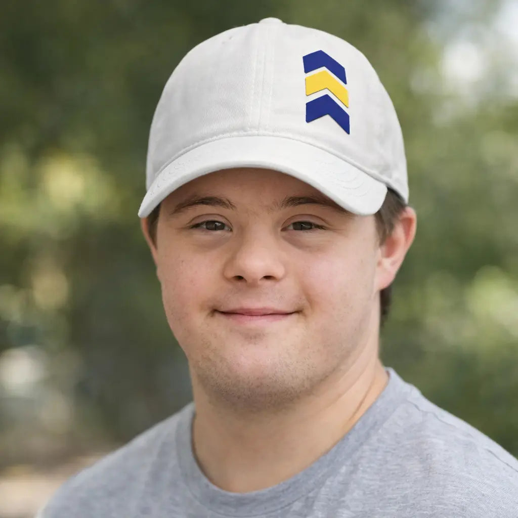 Down Syndrome Awareness Patch Hat by Poor Hog Customs, Southern lifestyle apparel main product photo