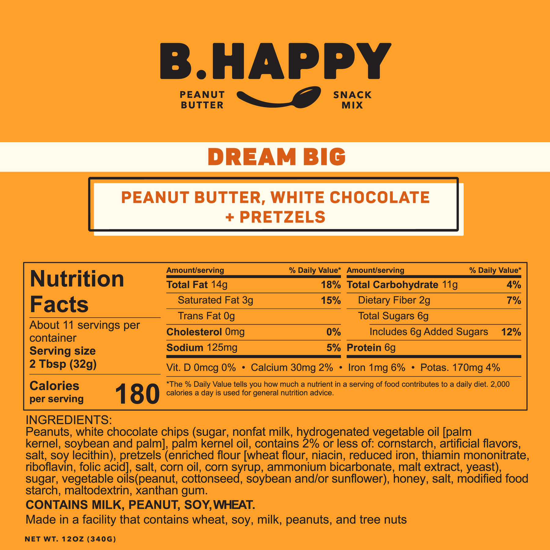 Dream Big by B. Happy Peanut Butter, Southern food gift detail photo 6