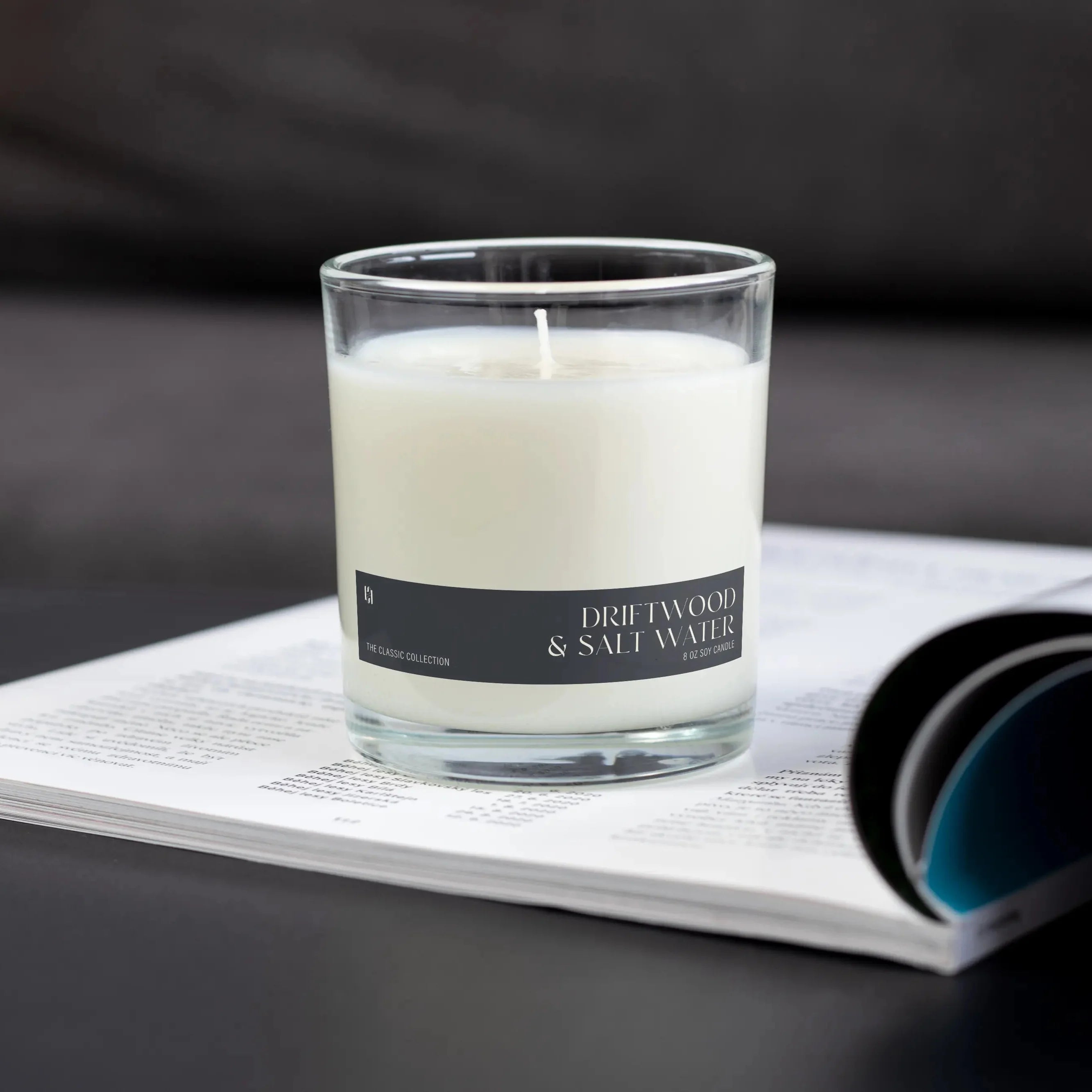 Driftwood & Salt Water Soy Candle by Pretty Honest Candles