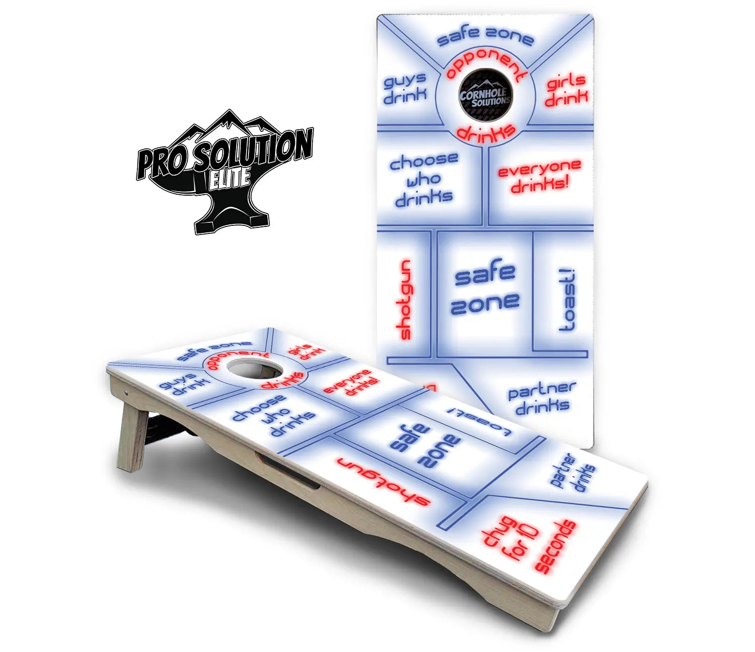 Drinking Game Cornhole Boards - Pro Solution Elite Series by Cornhole Solutions, custom cornhole board detail photo 7