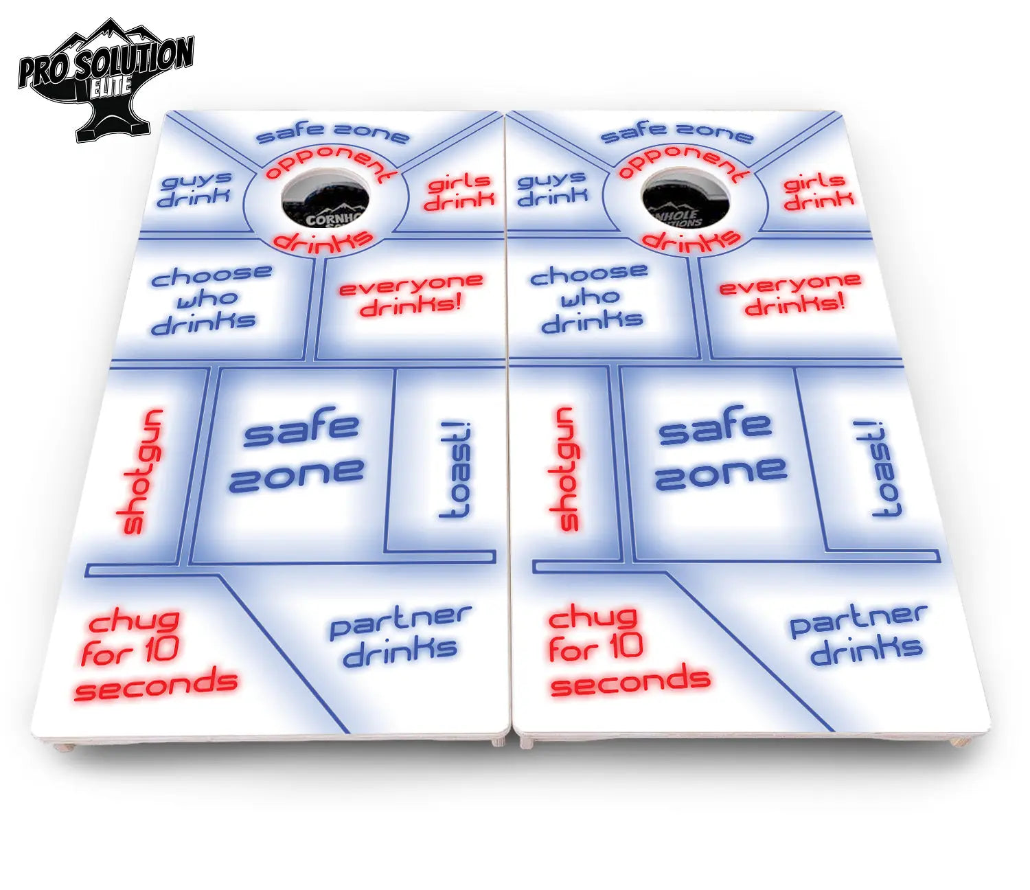 Drinking Game Cornhole Boards - Pro Solution Elite Series by Cornhole Solutions, custom cornhole board detail photo 9