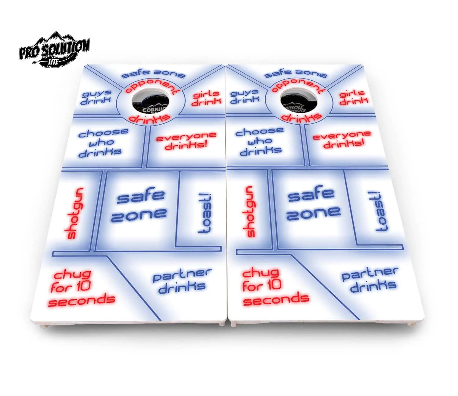 Drinking Game Cornhole Boards - Pro Solution Lite Series by Cornhole Solutions, custom cornhole board detail photo 3