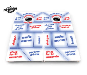 Drinking Game Cornhole Boards - Pro Solution Lite Series by Cornhole Solutions, custom cornhole board detail photo 3