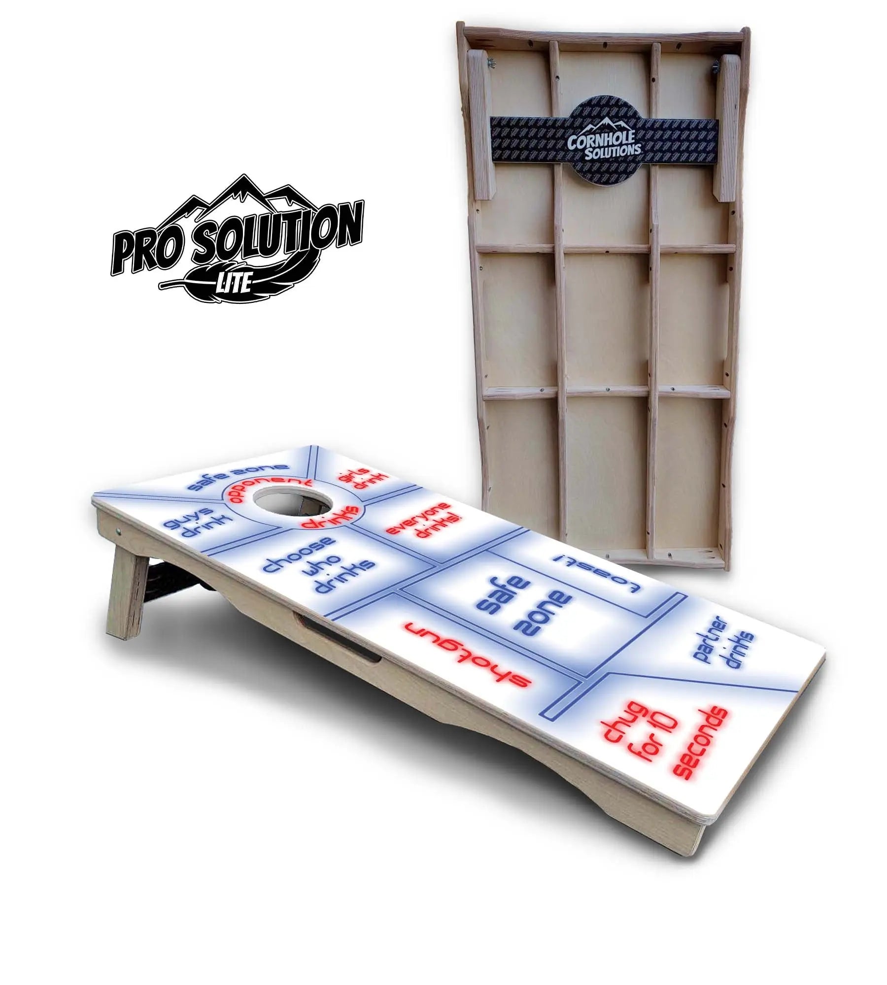 Drinking Game Cornhole Boards - Pro Solution Lite Series by Cornhole Solutions, custom cornhole board detail photo 7
