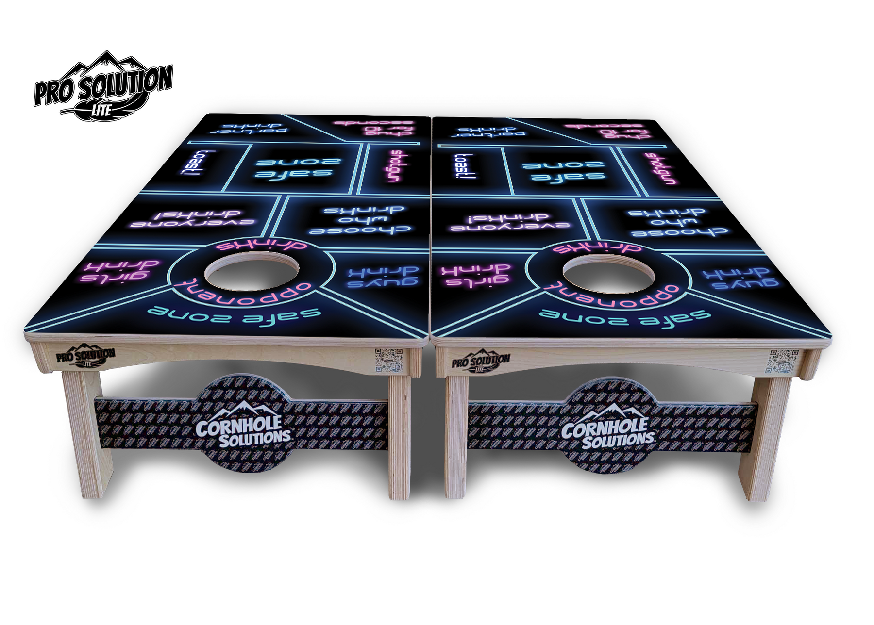 Drinking Game Cornhole Boards - Pro Solution Lite Series by Cornhole Solutions, custom cornhole board detail photo 5