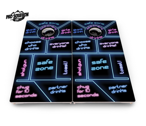 Drinking Game Cornhole Boards - Pro Solution Lite Series by Cornhole Solutions, custom cornhole board detail photo 2