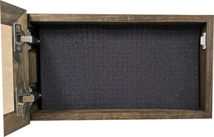 Wood Gun Cabinet Ducks On A Pond Wall Decoration - Hidden Gun Safe To Securely Store Your Gun In Plain Sight by Bellewood Designs by Bellewood Designs, Southern home decor detail