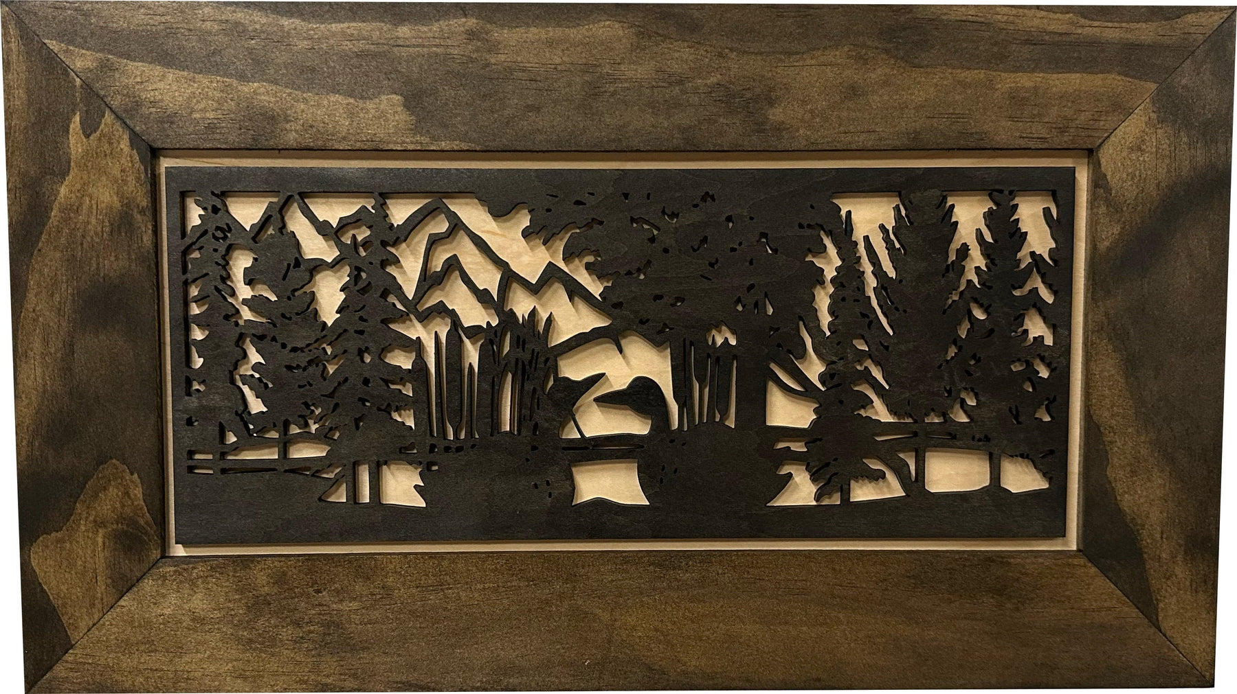 Wood Gun Cabinet Ducks On A Pond Wall Decoration - Hidden Gun Safe To Securely Store Your Gun In Plain Sight by Bellewood Designs by Bellewood Designs, Southern home decor detail