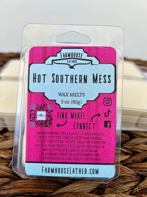 Farmhouse Lather Hot Southern Mess wax melt image 1