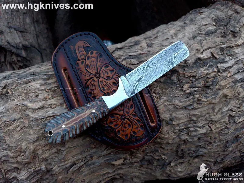 Pine Cone Resin Bull Cutter Knife by Divine Knives, product view 3