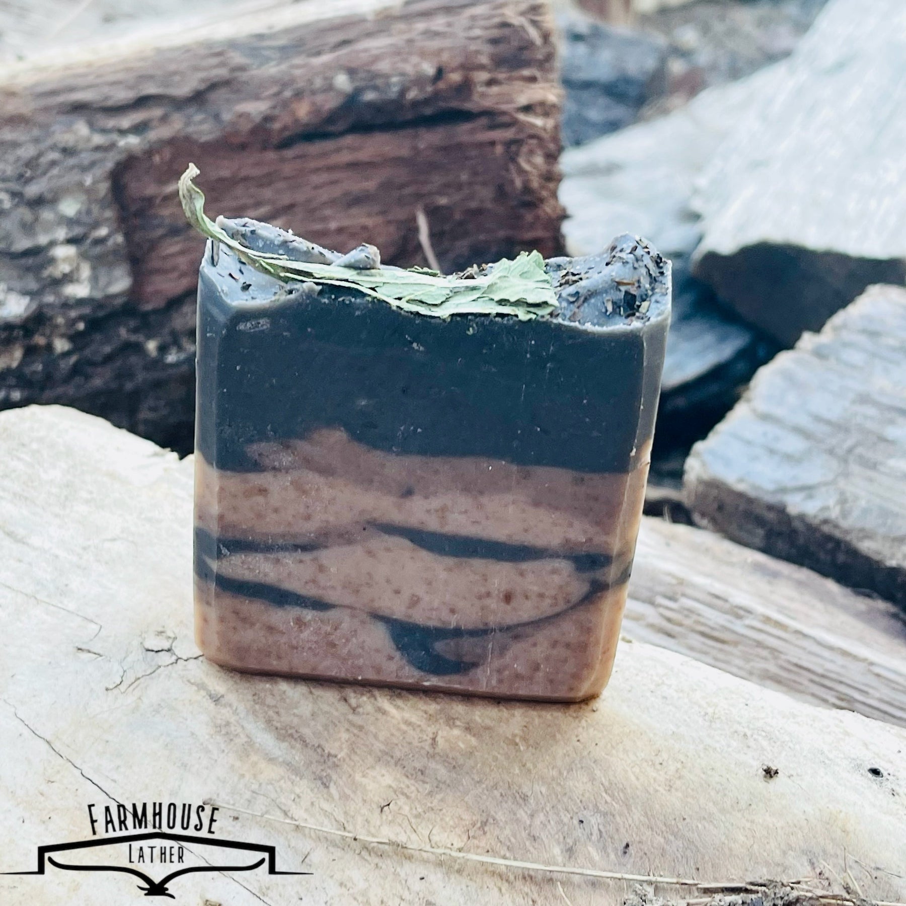 Farmhouse Lather Tobacco Trails goat milk soap image 2