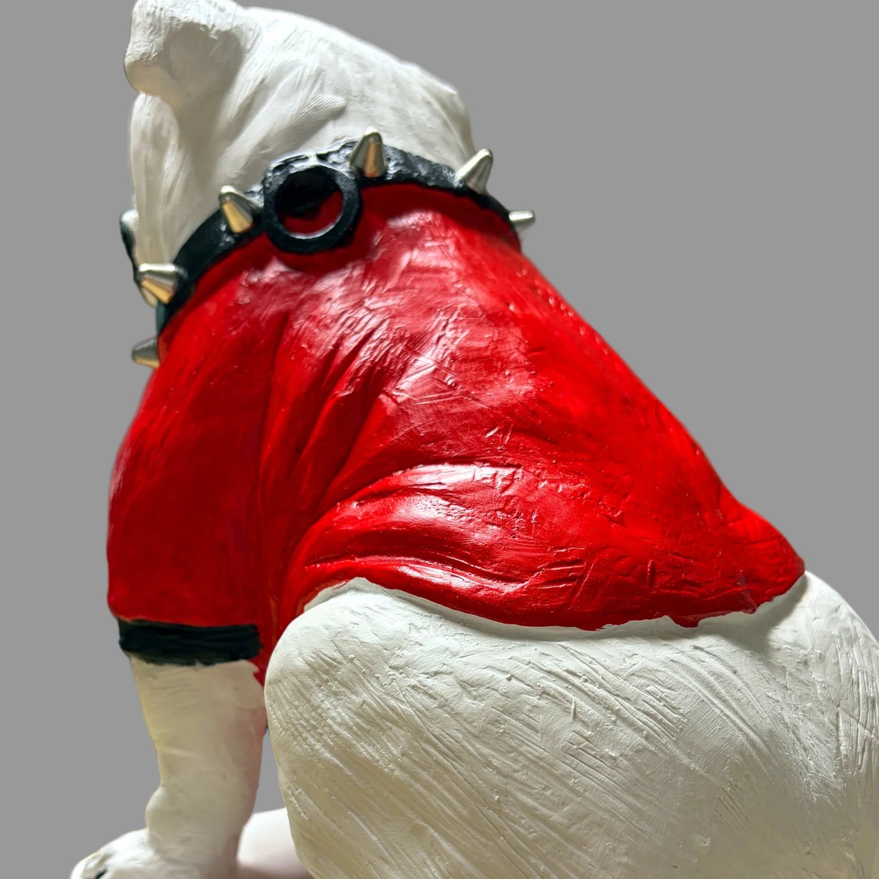 UGA Georgia Bulldog Mascot Stone Statue for Garden, Yard, Home Decor and Porch.