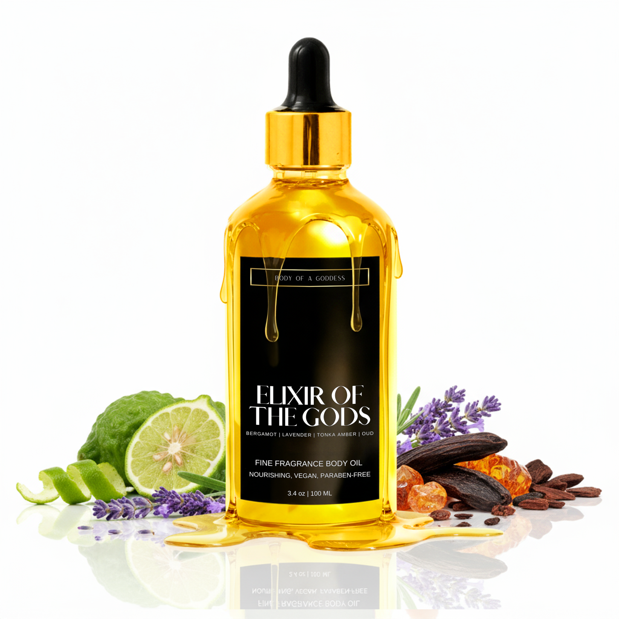 ELIXIR OF THE GODS BODY & BEARD OIL by Body of a Goddess