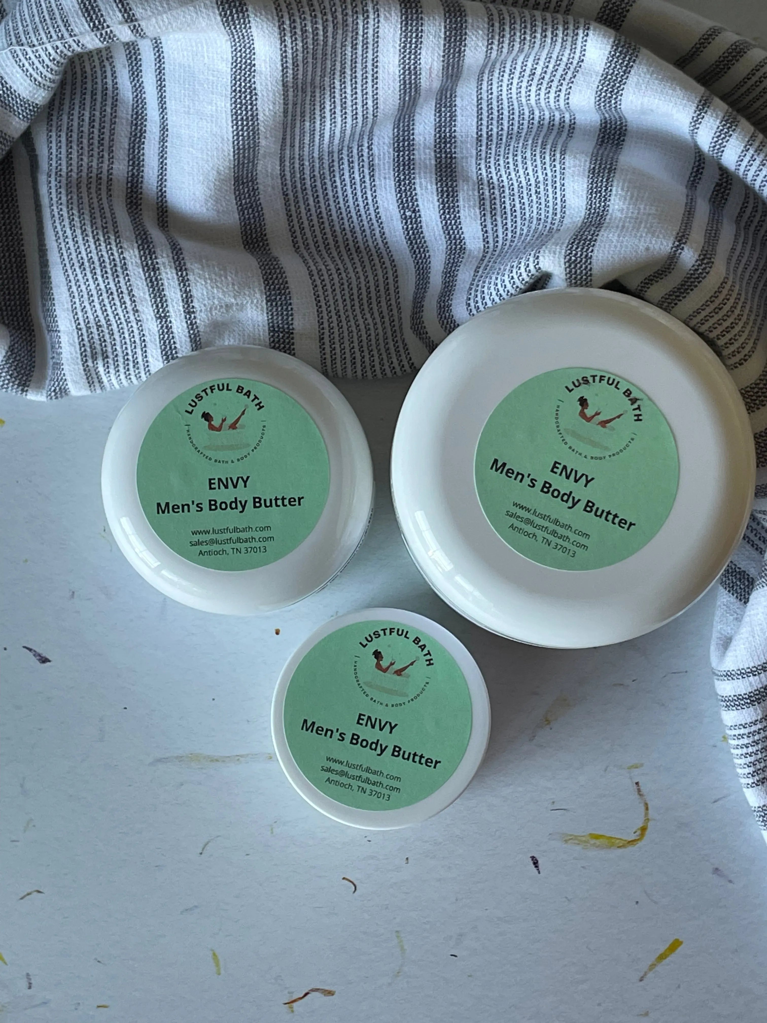 Envy Men'S Body Butter by Lustful Bath, LLC, natural skincare main product photo