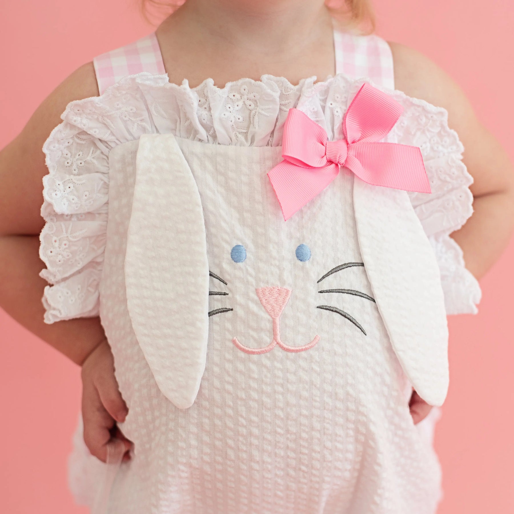 Easter Bunny Bubble by Seven Lantern Lane, children's boutique clothing detail photo 2