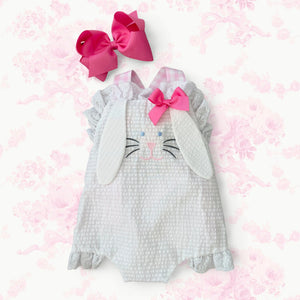 Easter Bunny Bubble by Seven Lantern Lane, children's boutique clothing detail photo 5