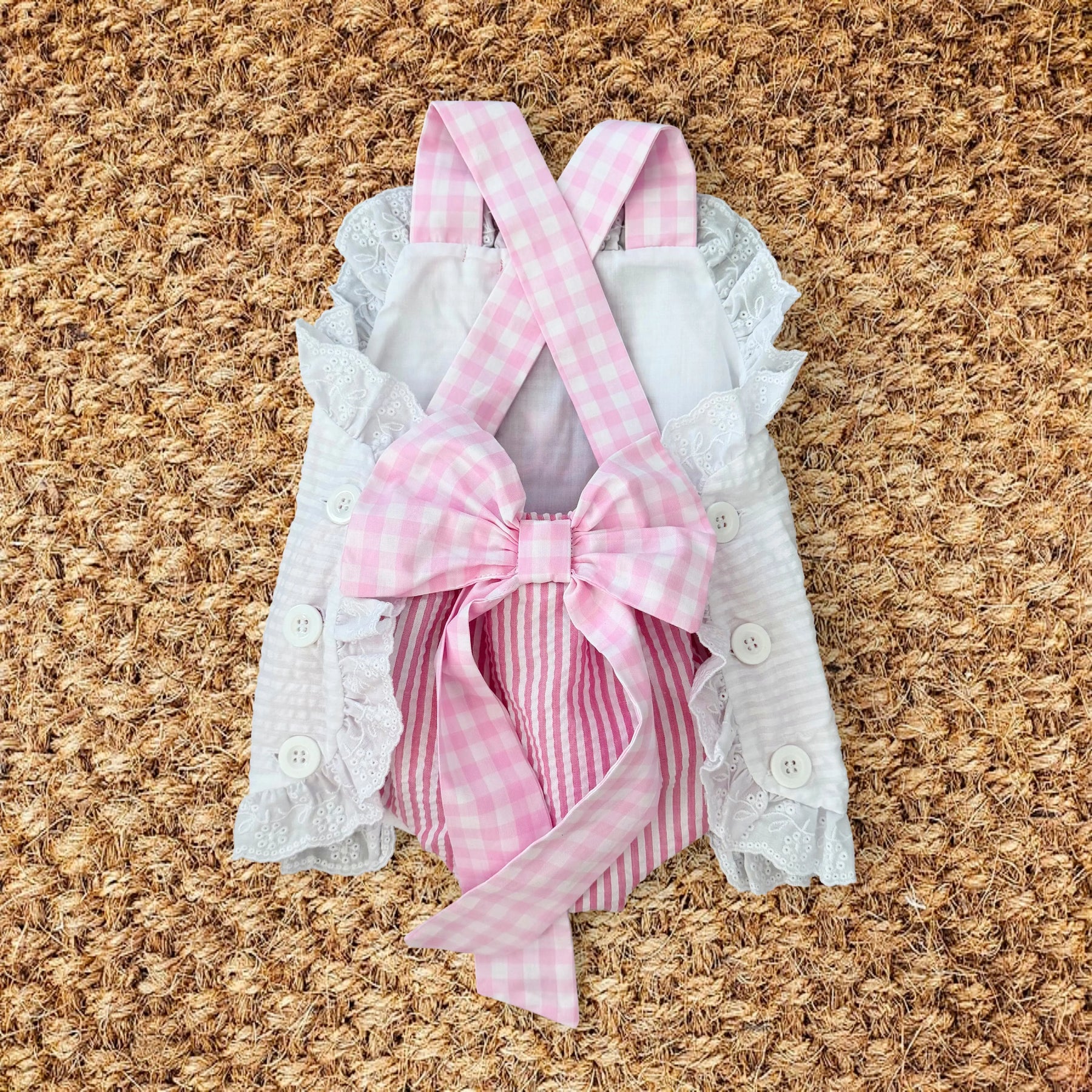 Easter Bunny Bubble by Seven Lantern Lane, children's boutique clothing detail photo 20