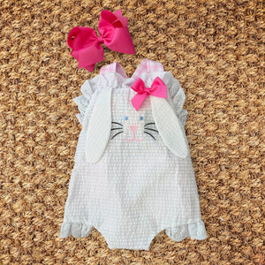 Easter Bunny Bubble by Seven Lantern Lane, children's boutique clothing detail photo 24