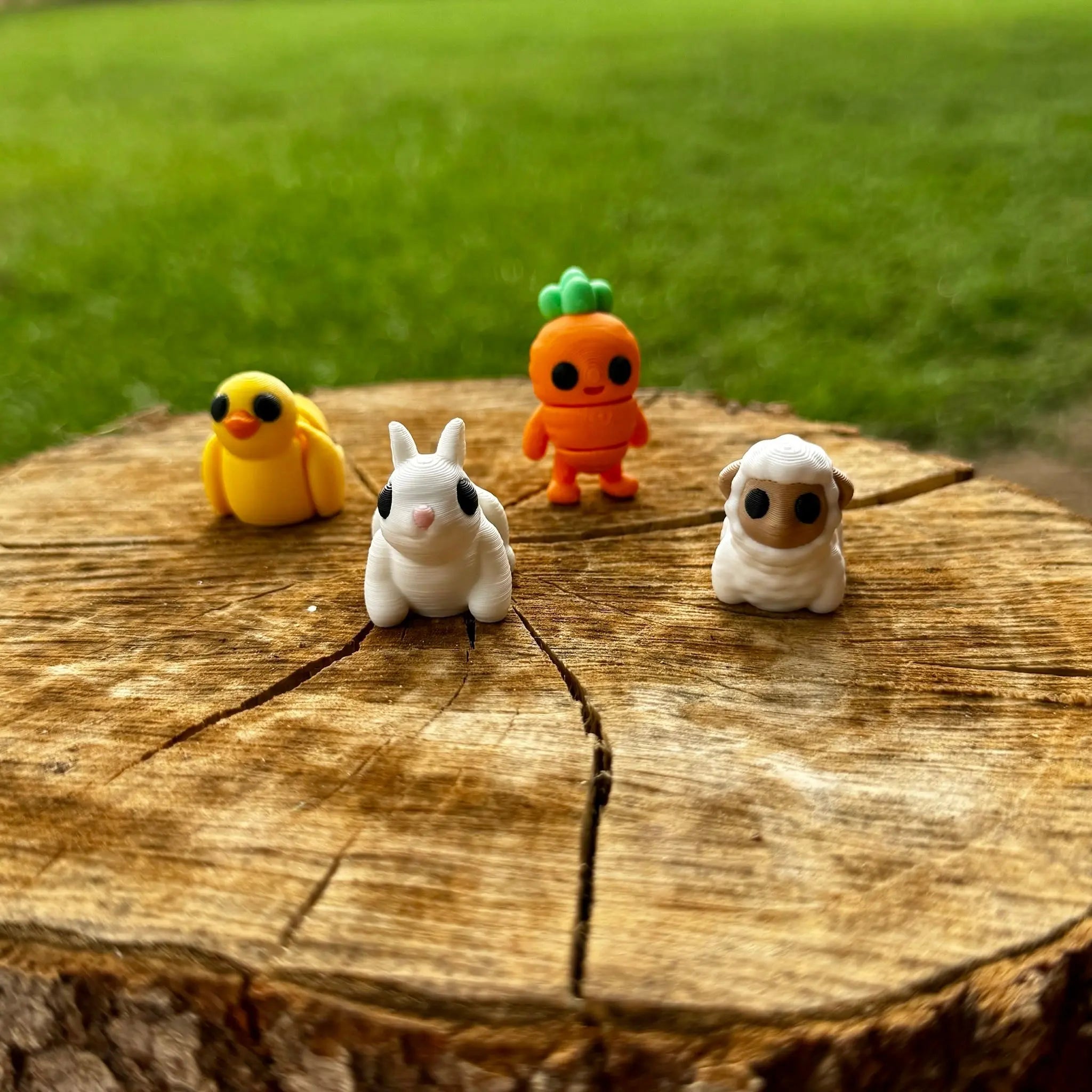 Easter Friends Bundle by Mushroom Lady Co, 3D printed toy main product photo
