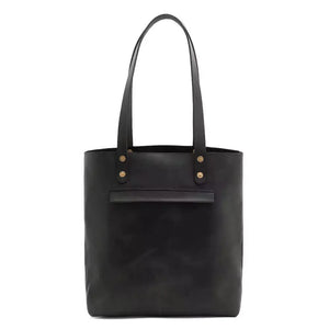 Eden MEDIUM Leather Tote Bag - Classic by Mission Mercantile Leather Goods, handmade leather goods detail photo 14