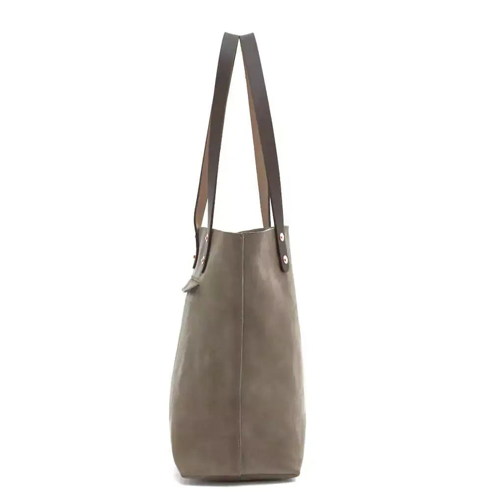 Eden MEDIUM Leather Tote Bag - Classic by Mission Mercantile Leather Goods, handmade leather goods detail photo 26