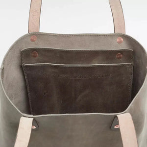 Eden MEDIUM Leather Tote Bag - Classic by Mission Mercantile Leather Goods, handmade leather goods detail photo 29