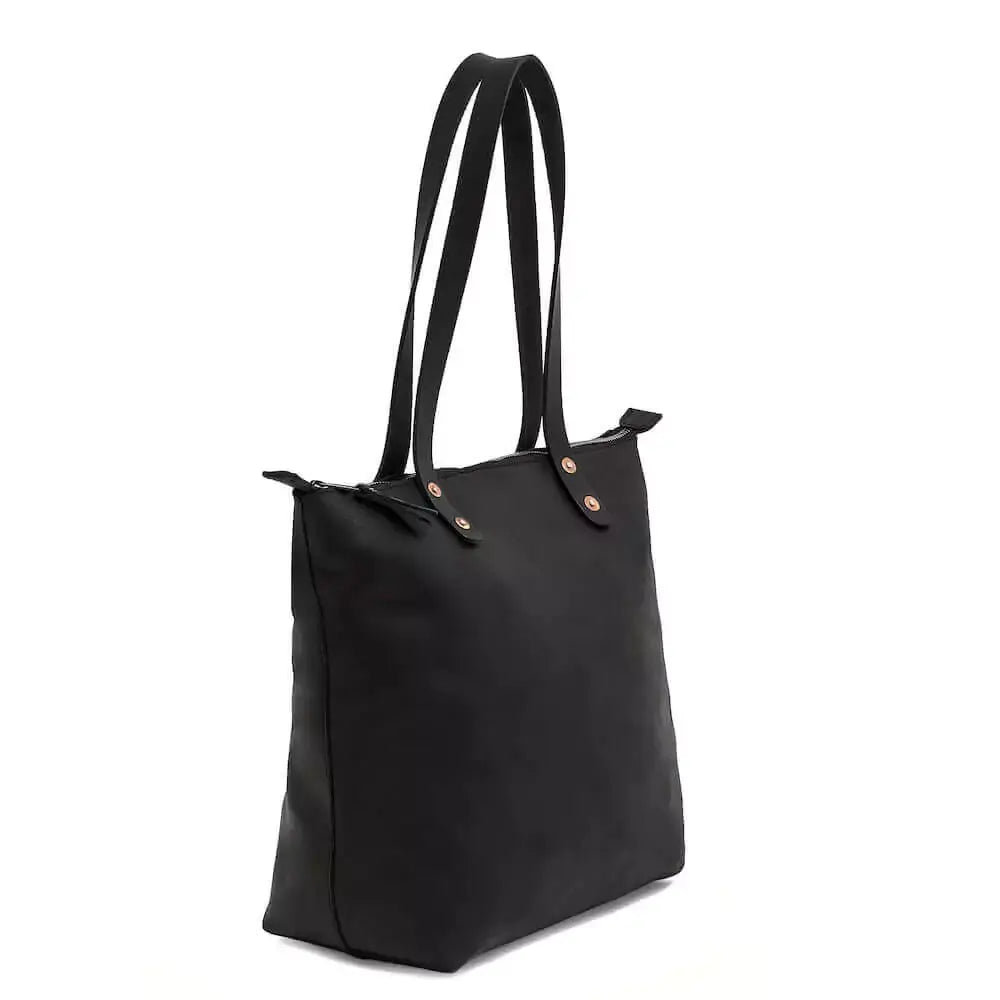 Eden MEDIUM Leather Tote Bag - Zippered by Mission Mercantile Leather Goods, handmade leather goods detail photo 16