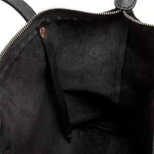 Eden MEDIUM Leather Tote Bag - Zippered by Mission Mercantile Leather Goods, handmade leather goods detail photo 21