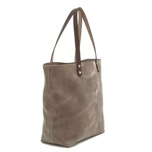 Eden OVERSIZED Leather Tote Bag - Classic by Mission Mercantile Leather Goods, handmade leather goods detail photo 6