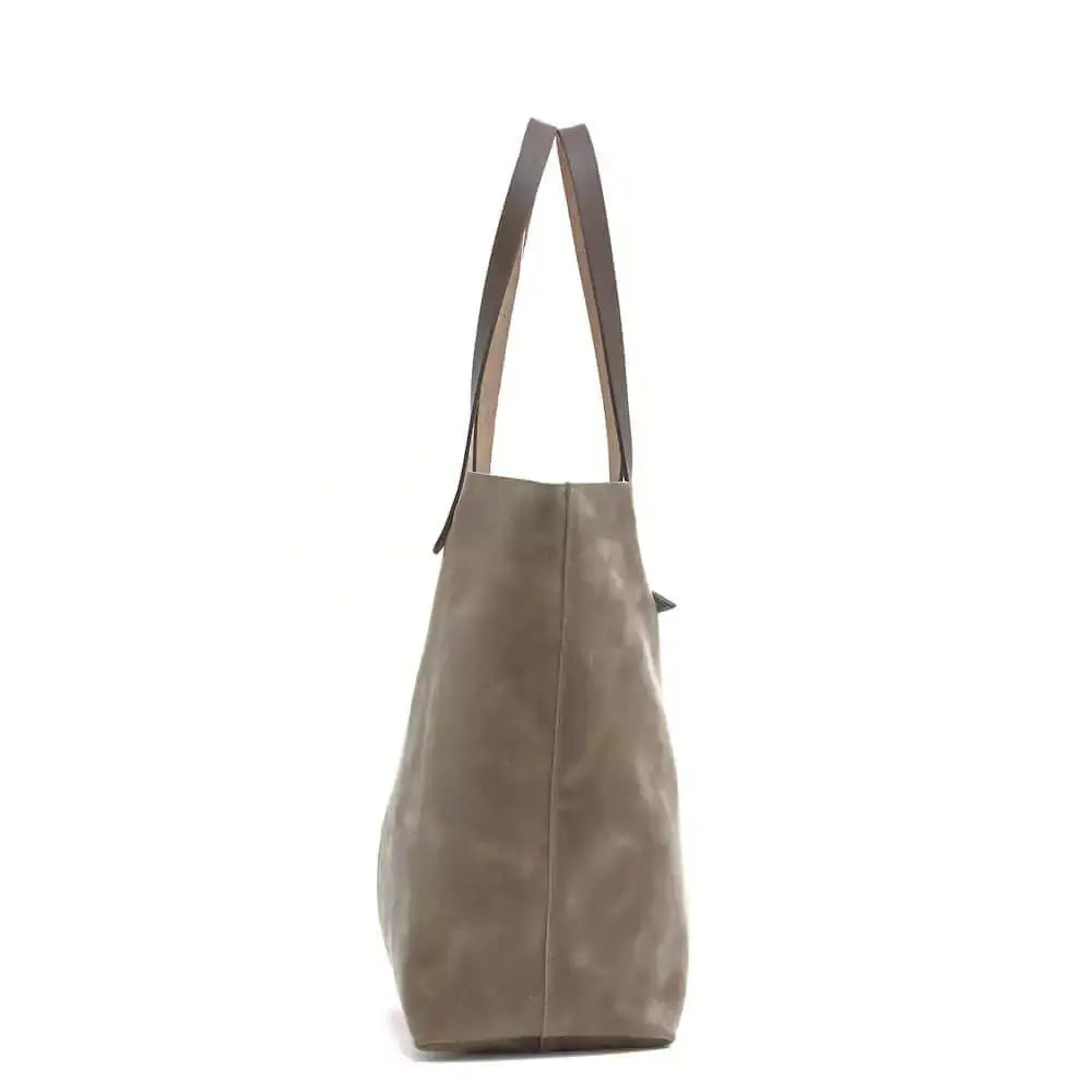Eden OVERSIZED Leather Tote Bag - Classic by Mission Mercantile Leather Goods, handmade leather goods detail photo 7