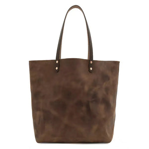 Eden OVERSIZED Leather Tote Bag - Classic by Mission Mercantile Leather Goods, handmade leather goods detail photo 14