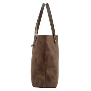 Eden OVERSIZED Leather Tote Bag - Classic by Mission Mercantile Leather Goods, handmade leather goods detail photo 17