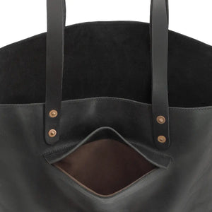 Eden OVERSIZED Leather Tote Bag - Classic by Mission Mercantile Leather Goods, handmade leather goods detail photo 29